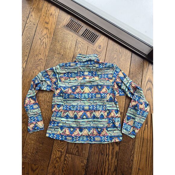 Patagonia Women's Houdini Stash 1/2-Zip Pullover High Hopes/Green Medium New - Picture 6 of 6